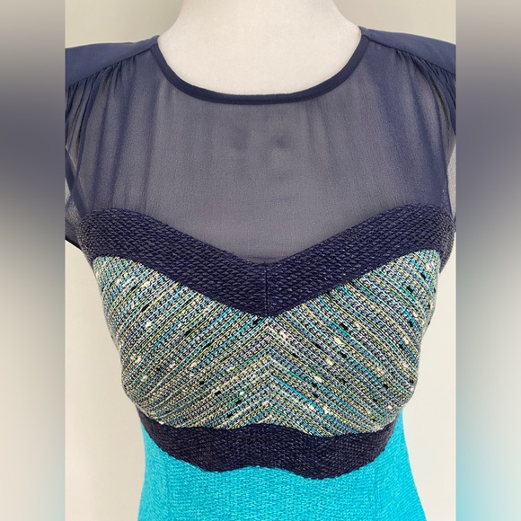 ETCETERA SL Crew Neck Knee-Length Sheath Dress - Picture 6 of 7